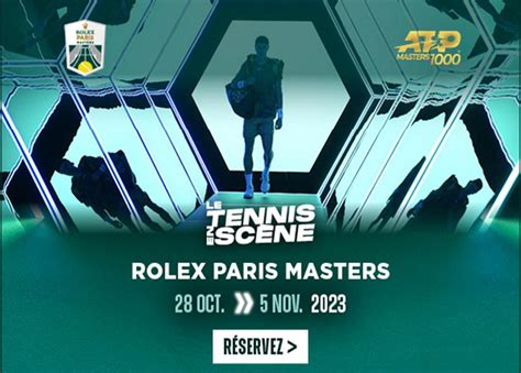 billetterie rolex paris masters|paris rolex masters 2022.